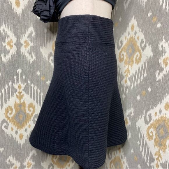 Ralph Lauren Black Angora Sweater Knit Tulip Skirt - Picture 3 of 16